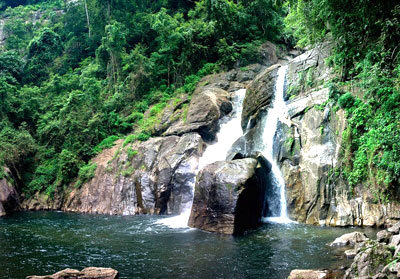 Meenmutty Water Fallls